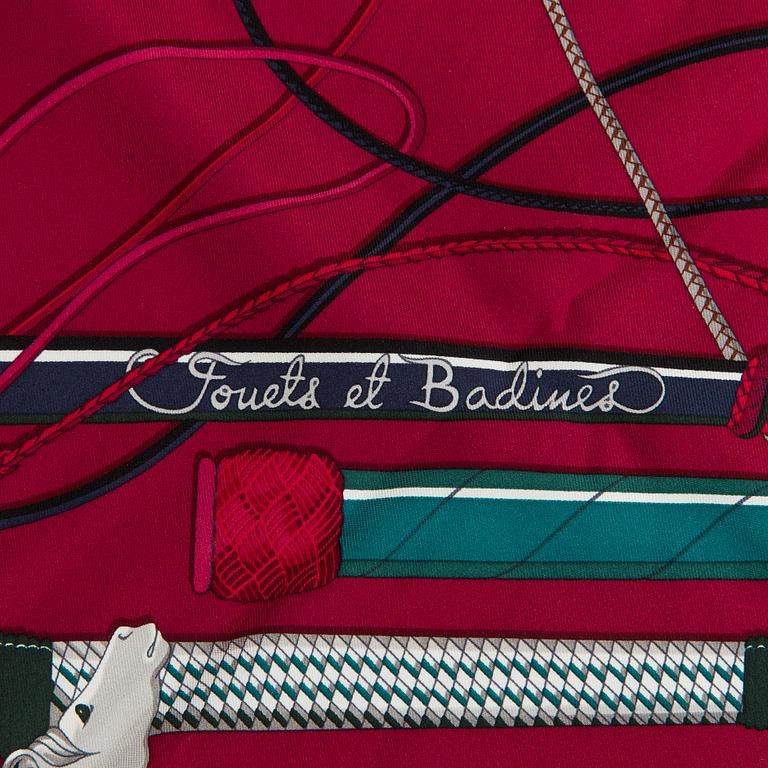 Hermès, scarf, "Fouets et Badines".