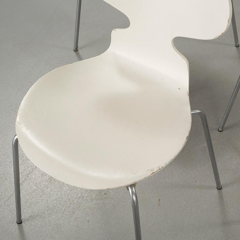 ARNE JACOBSEN, stolar, 6 st, "Myran", Fritz Hansen, 1970.