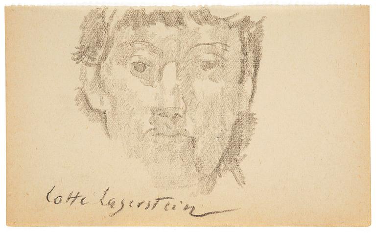 Lotte Laserstein, Självporträtt.