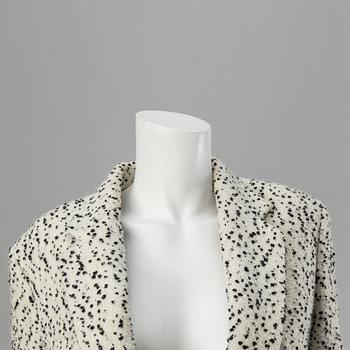 A wool jacket by Céline.