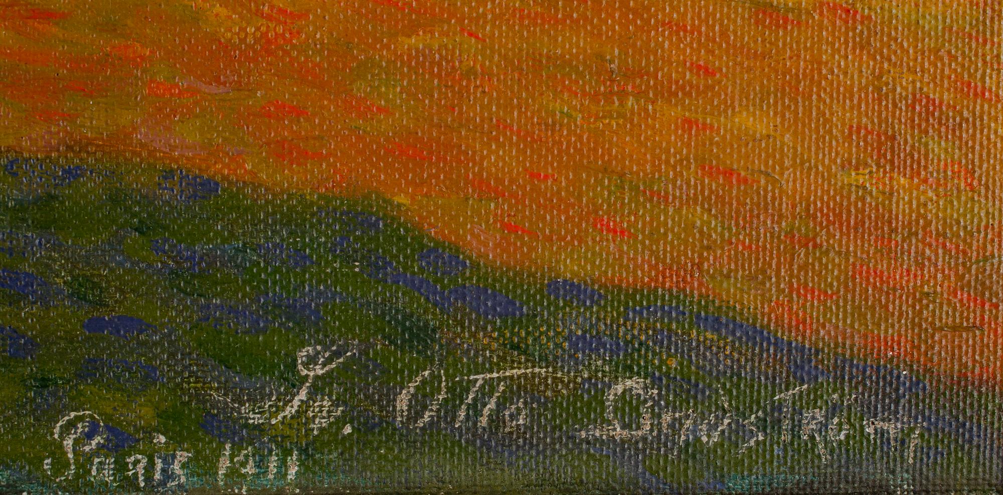 SVEN OTTO LINDSTRÖM, olja på duk, sign o dat Paris 1911.