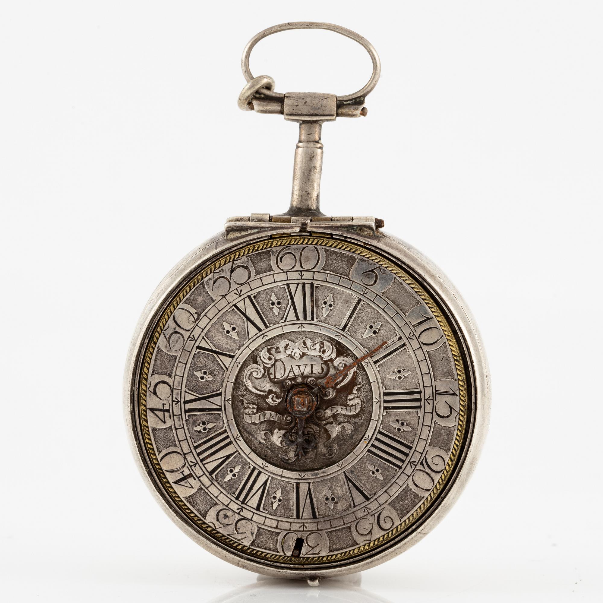 Fickur, av John Davis, London, tidigt 1700-tal, Barock.