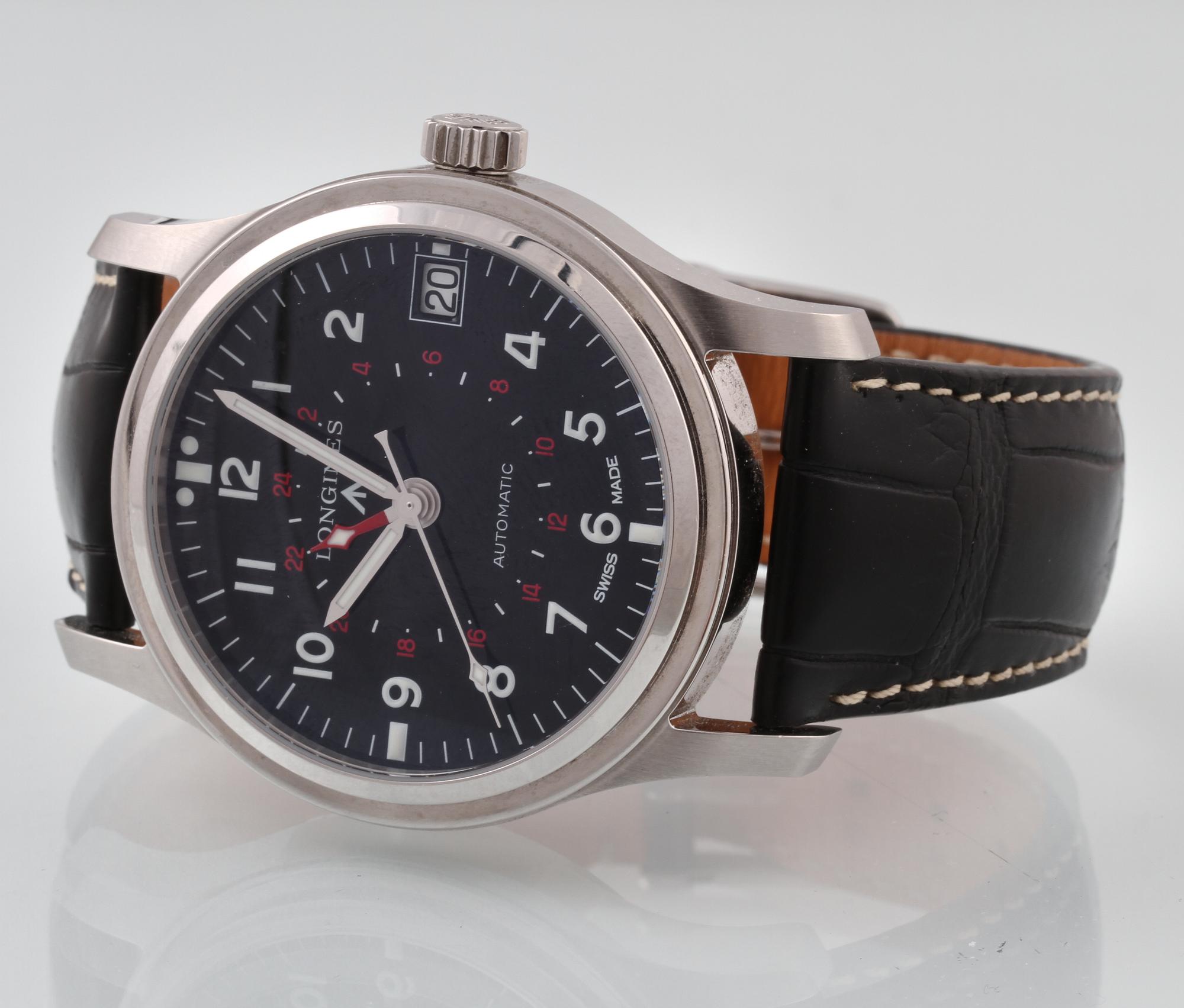 ARMBANDSUR, herr, stål, Longines, "Heritage Avigation".