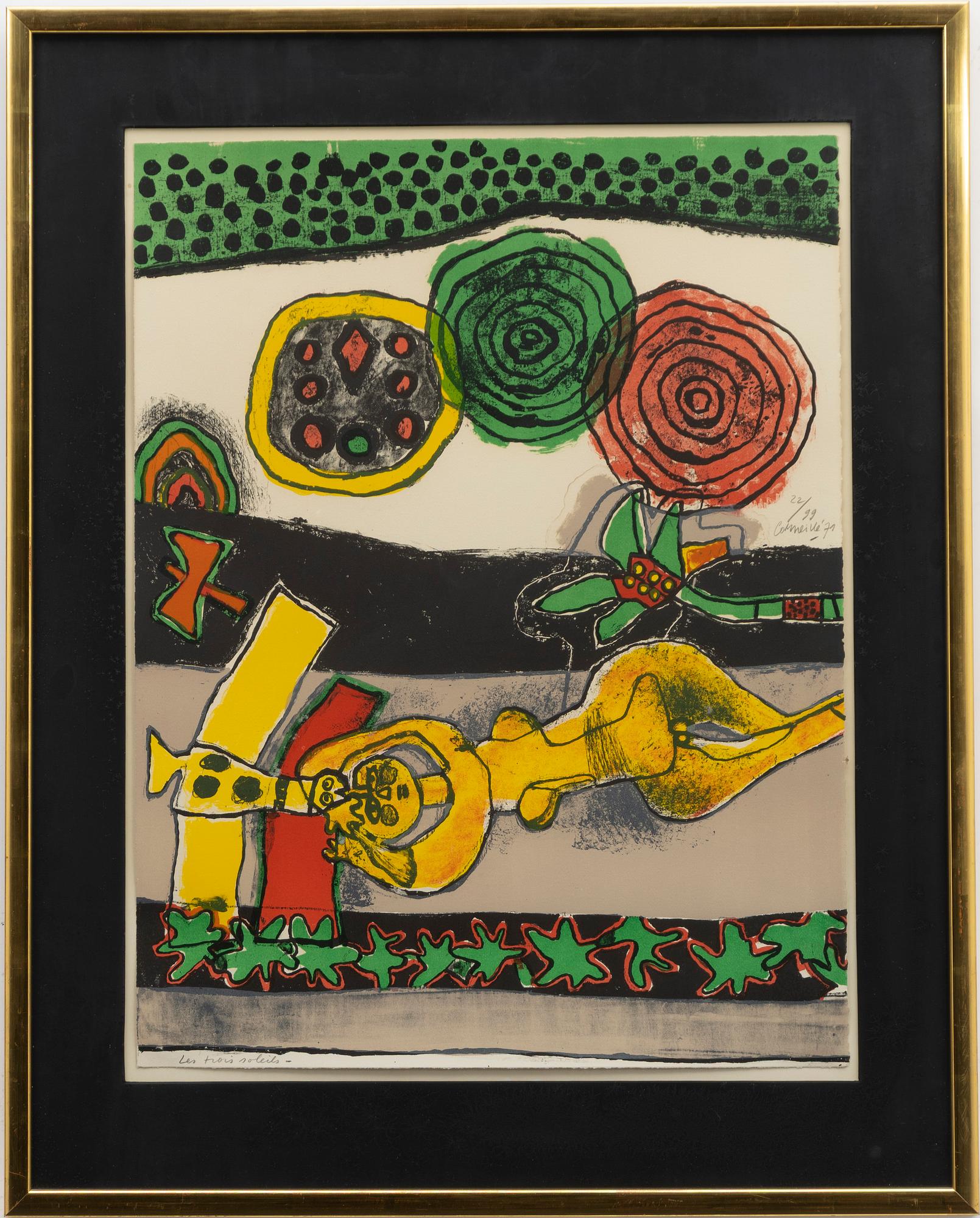 Beverloo Corneille, "Les trois soleils".