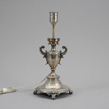 LAMPFOT, silver, Gustaf Möllenborg.