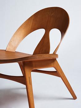 Børge Mogensen, a cherry chair, executed by cabinetmaker  Erhard Rasmussen, Denmark ca 1949.