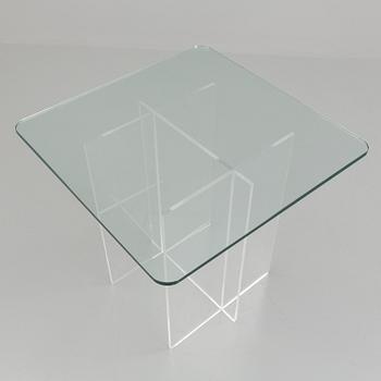 BORD, glas och plexiglas, 1980-tal.