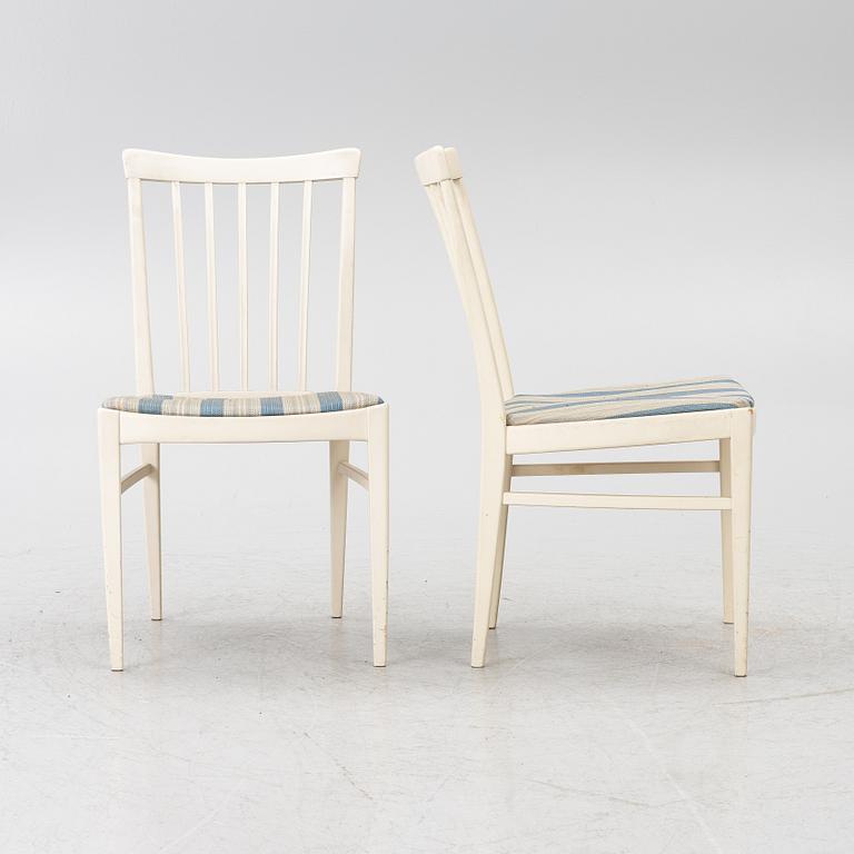 Carl Malmsten, Dining set, 7 pieces, "Herrgården", Bodafors, 1961.