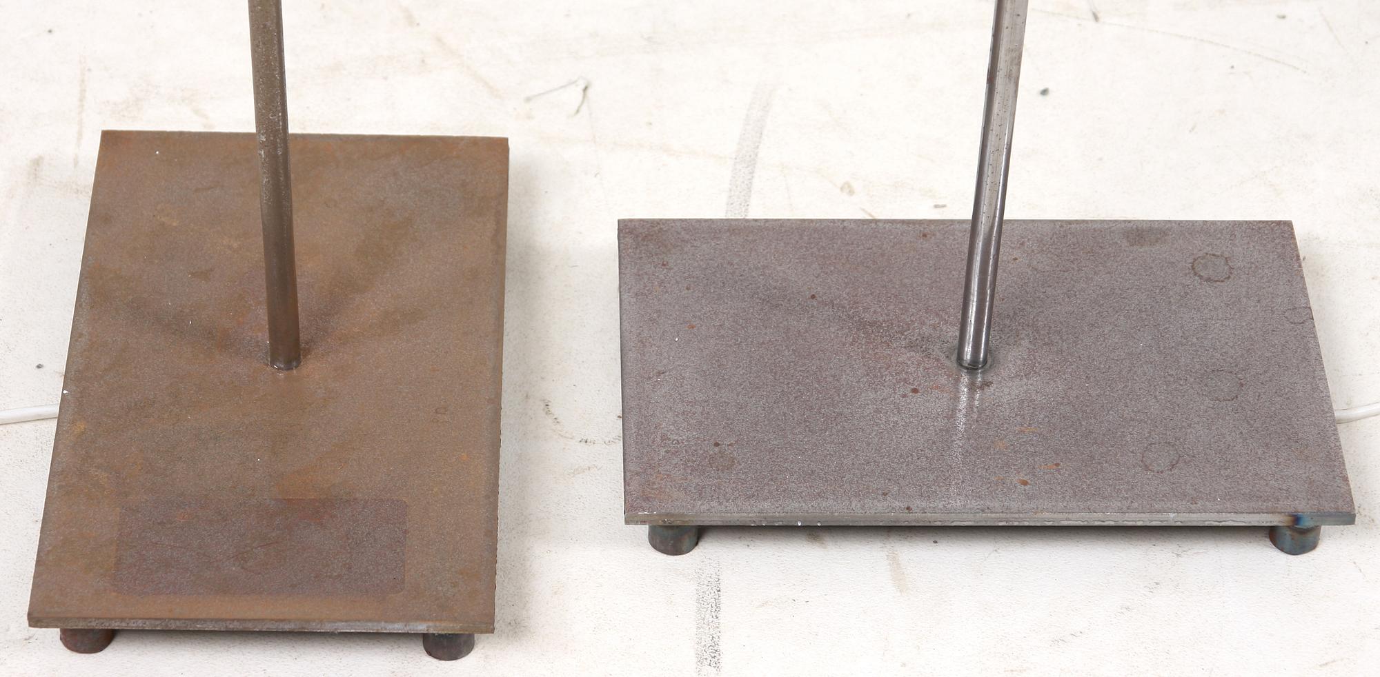 BORDSLAMPOR, ett par, 1900-talets sista del.