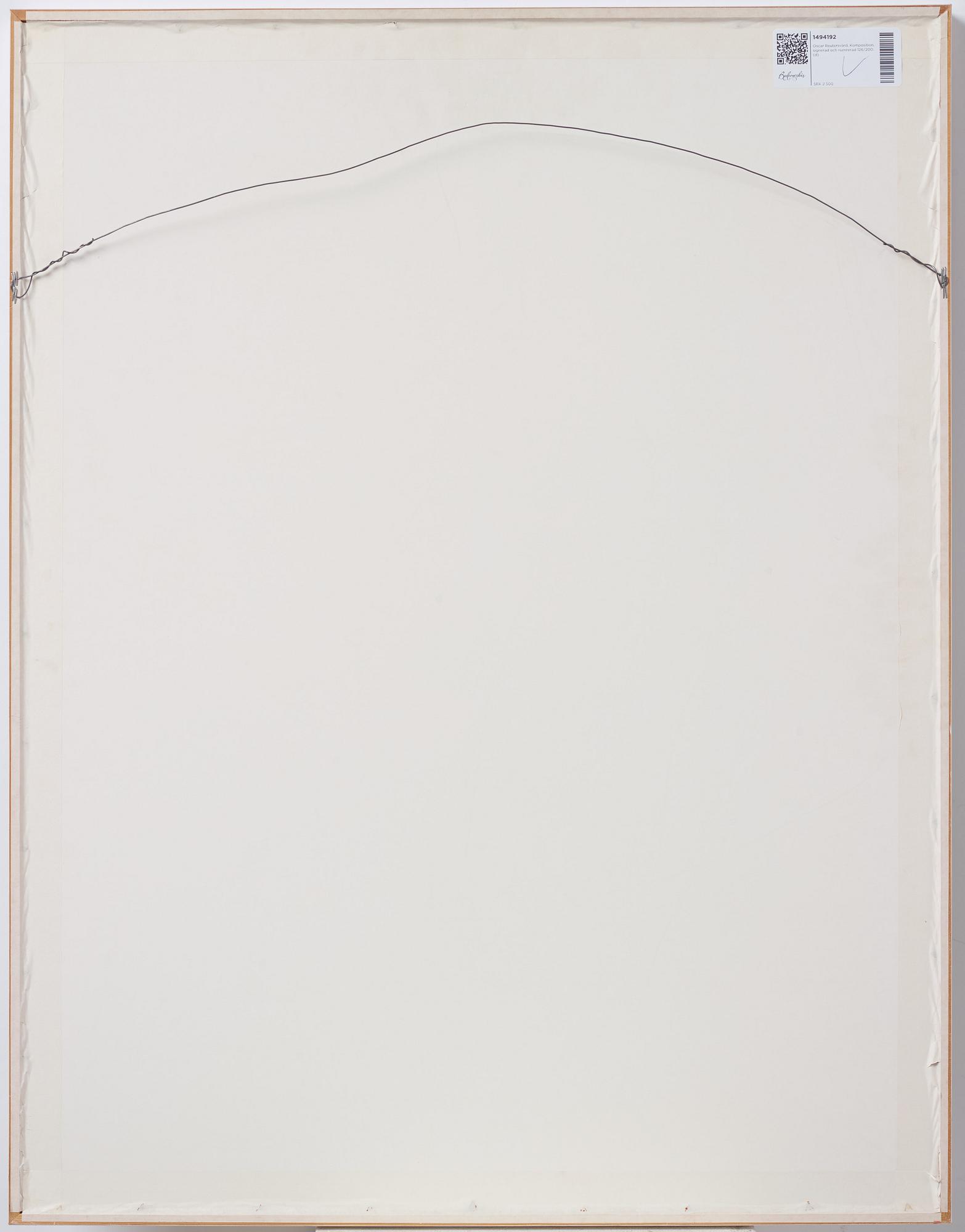 Oscar Reutersvärd, Komposition.