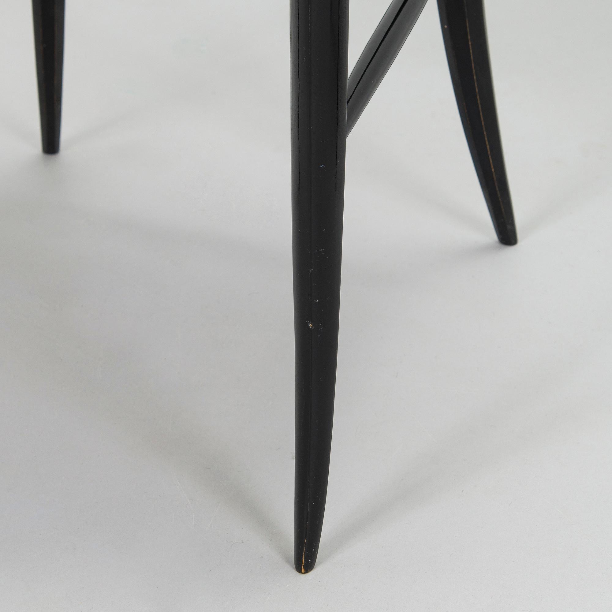 A pair of 1950's chairs in Chiavari-style, Italy.