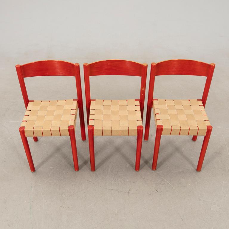 Axel Larsson, chairs, 7 pcs, for Balzar Beskow, 1970s,.