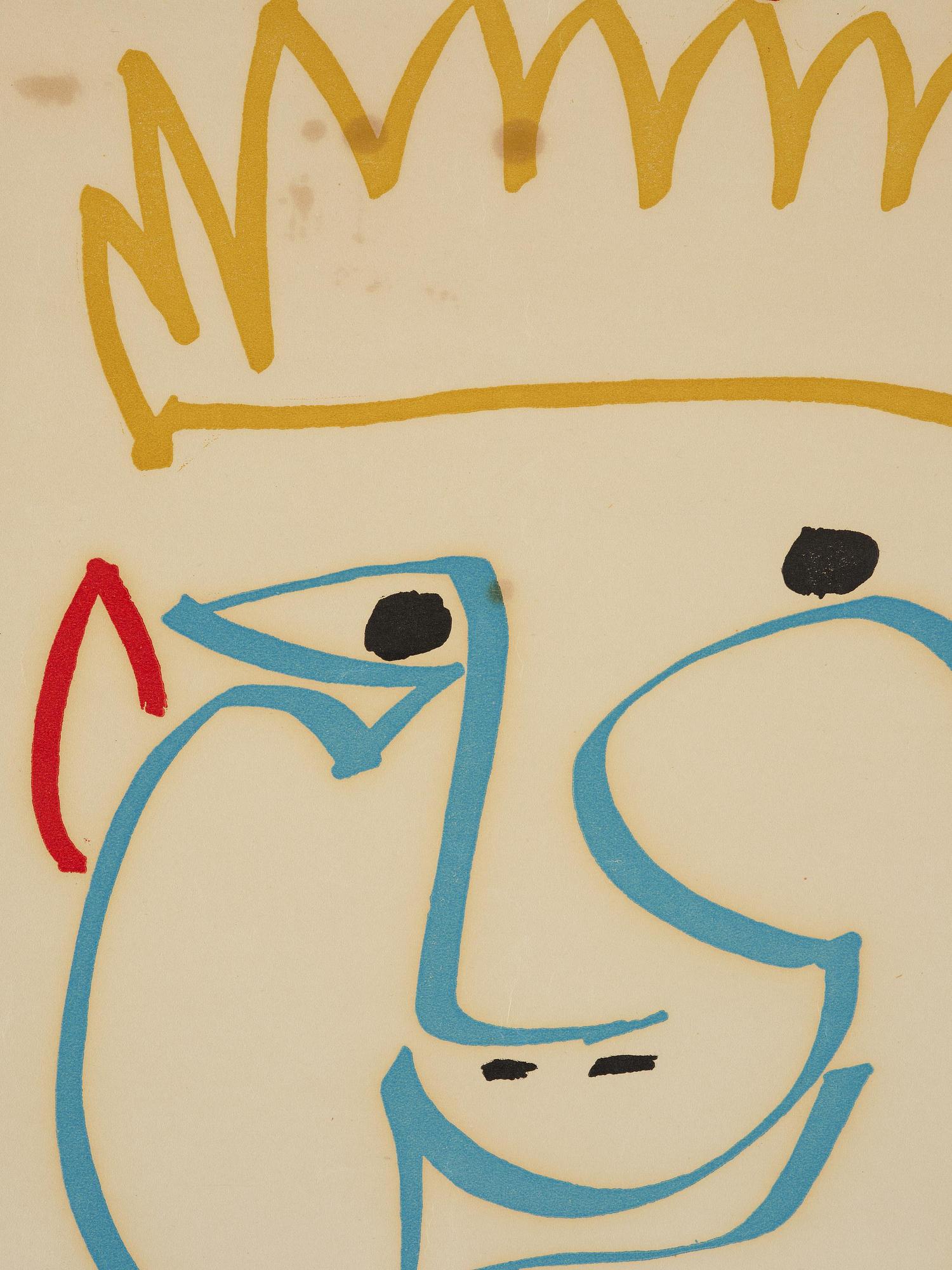 Pablo Picasso, "Tête de roi (Carnaval de Nice)".