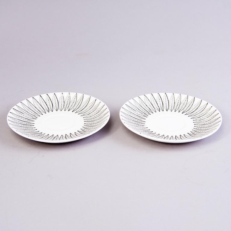 STIG LINDBERG, kaffeservis, 20 delar, porslin, "Salix", Gustavsberg, 1960-tal.