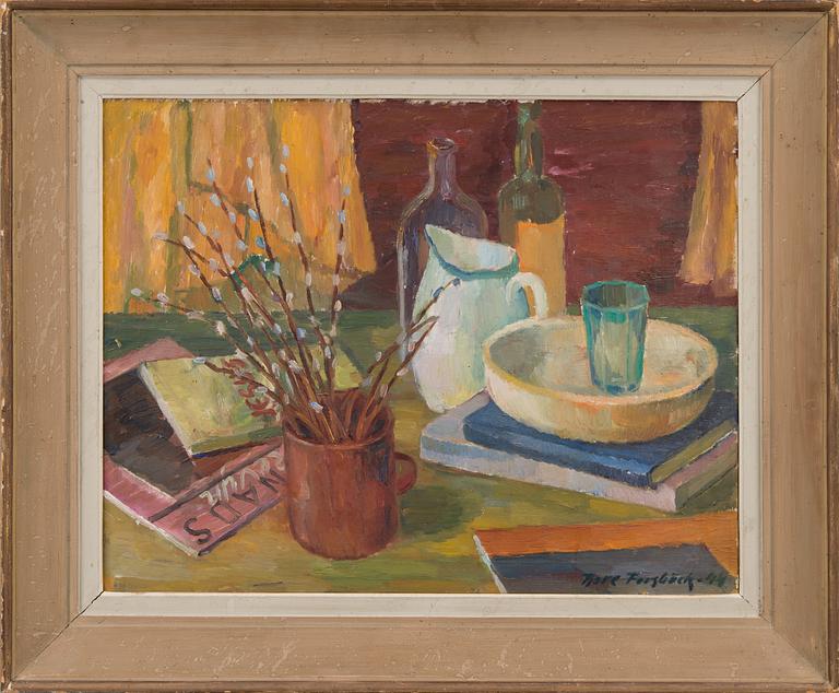 BORE FORSBÄCK, olja på duk, signerad och daterad -44.