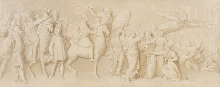 Louis Masreliez, copy after, The Entry of Henry IV into Paris.