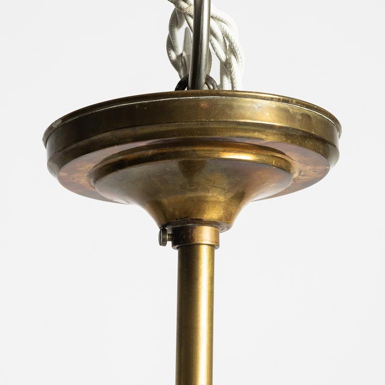 Harald Notini, a ceiling lamp model 6051, Arvid Böhlmarks Lampfabrik, Stockholm, 1920s-30s.