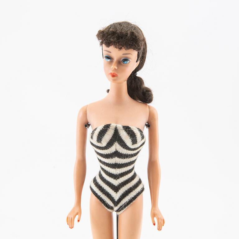 Barbie doll, vinatge "No. 4 Ponytail", Mattel 1960.