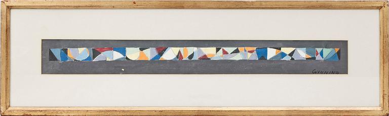 LARS GYNNING, gouache, signerad.