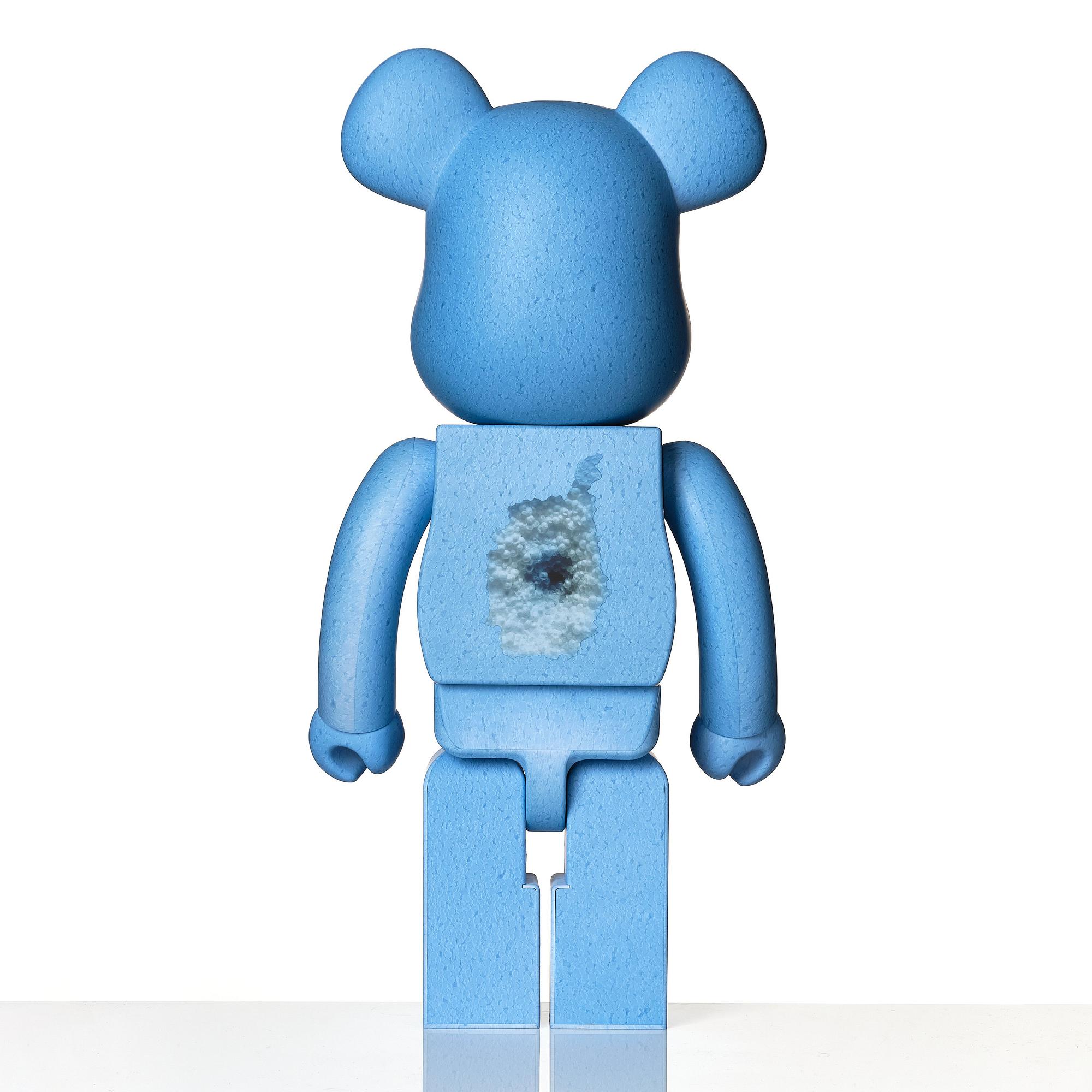 BE@RBRICKSnarkitecture × Blackrainbow 1 1000% Bearbrick Snarkitecture X Blackrainbow Blue Edition