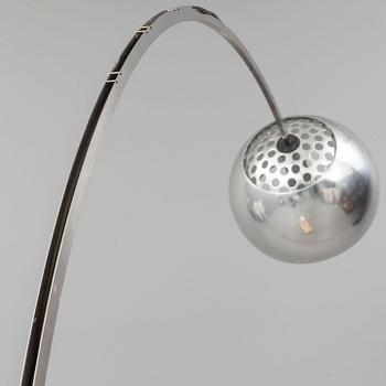ACHILLE AND PIER CASTIGLIONI, floor lamp "Arco", Flos, Italy, designed 1962.