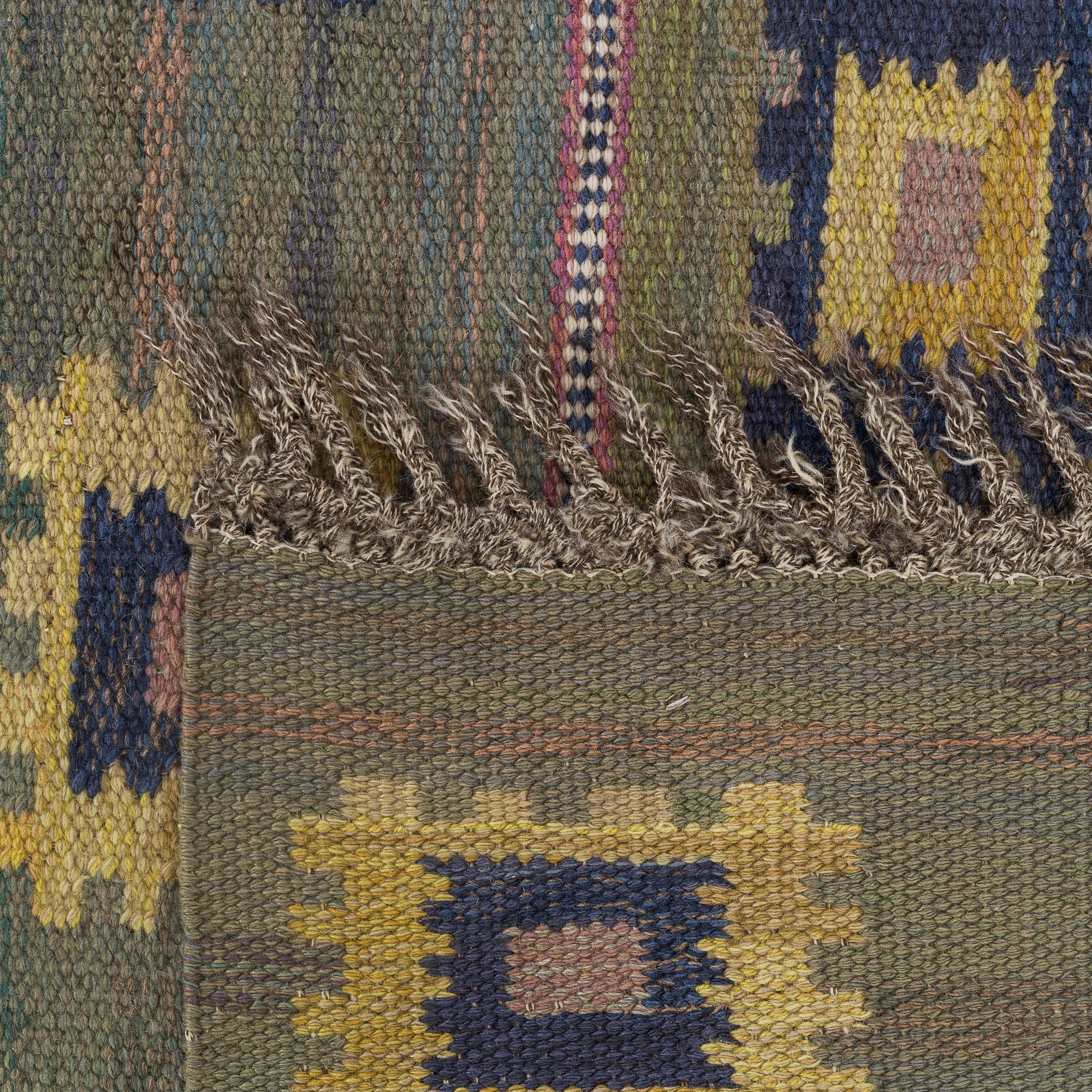 MÄRTA MÅÅS-FJETTERSTRÖM, MATTA, "Grön äng", 290 x 197 cm, signed AB MMF.