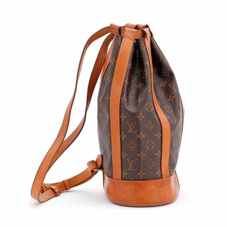 LOUIS VUITTON, a monogram canvas "Randonnee" bag.