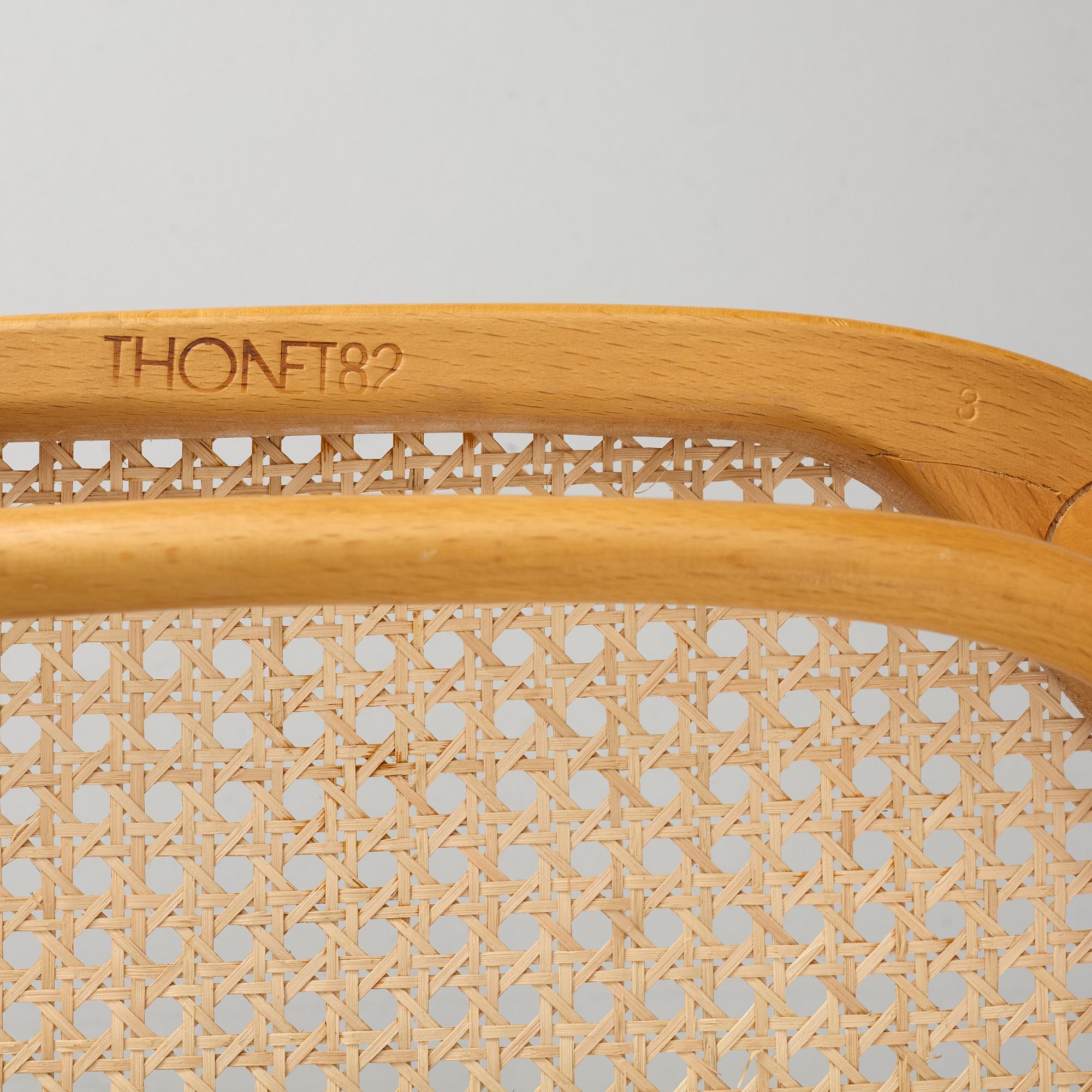 Armchairs, a pair, Thonet. Second half of the 20th century.