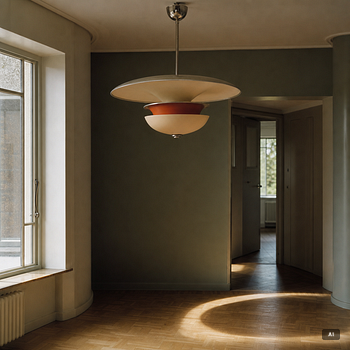 Erik Tidstrand, a ceiling lamp model 28903, Nordiska Kompaniet, 1930s.