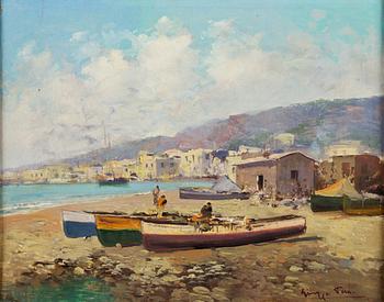 GIUSEPPE TESA, olja på duk, signerad.