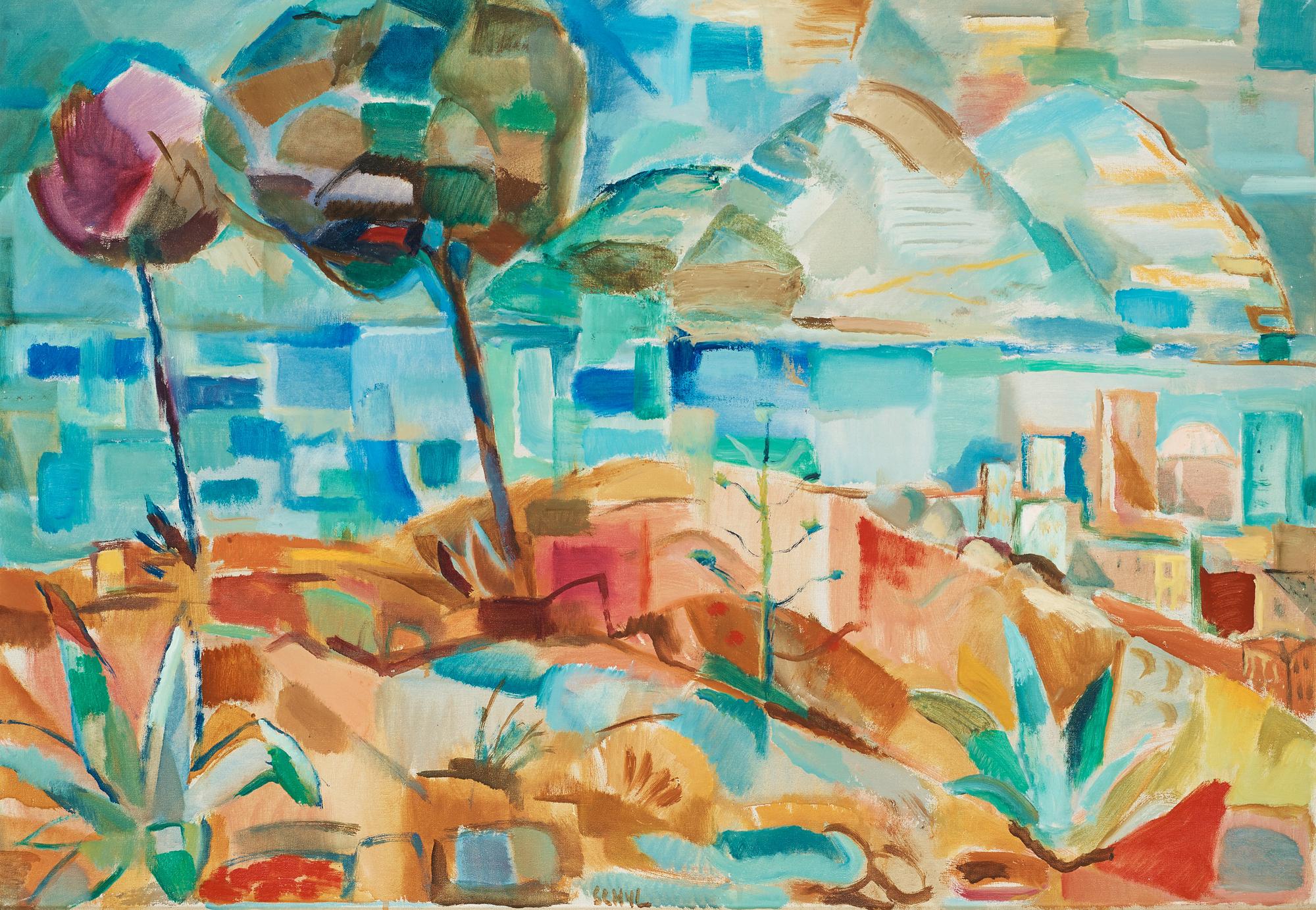 Jules Schyl, Motif from Mallorca.