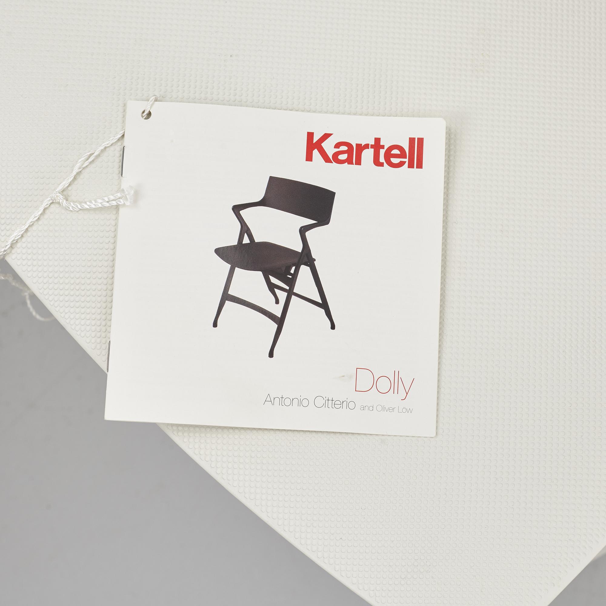 Antonio Citterio with Oliver Löw, a pair of 'Dolly' chairs, Kartell.