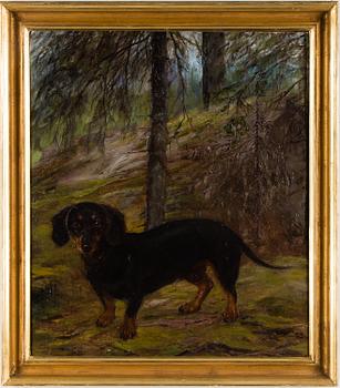 IDA VON SCHULZENHEIM, oil on board, signed.