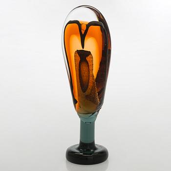 Oiva Toikka, skulptur, "Lollipop", signerad Oiva Toikka, Nuutajärvi 2008 10/100.