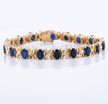 BRACELET, a sapphire bracelet.