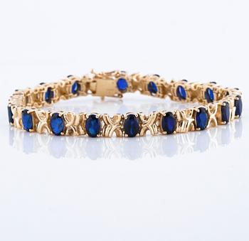 BRACELET, a sapphire bracelet.