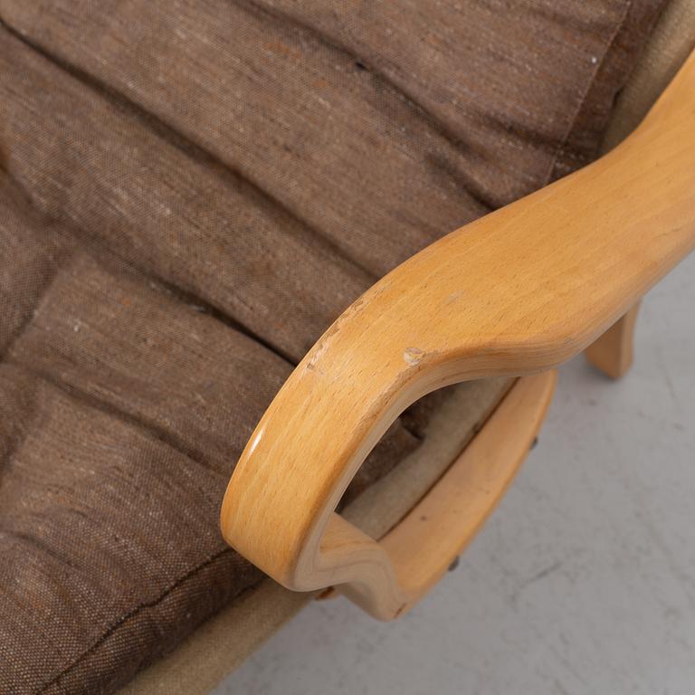 Bruno Mathsson, Lounge chair, "Pernilla", Dux, latter half of the 20th century.