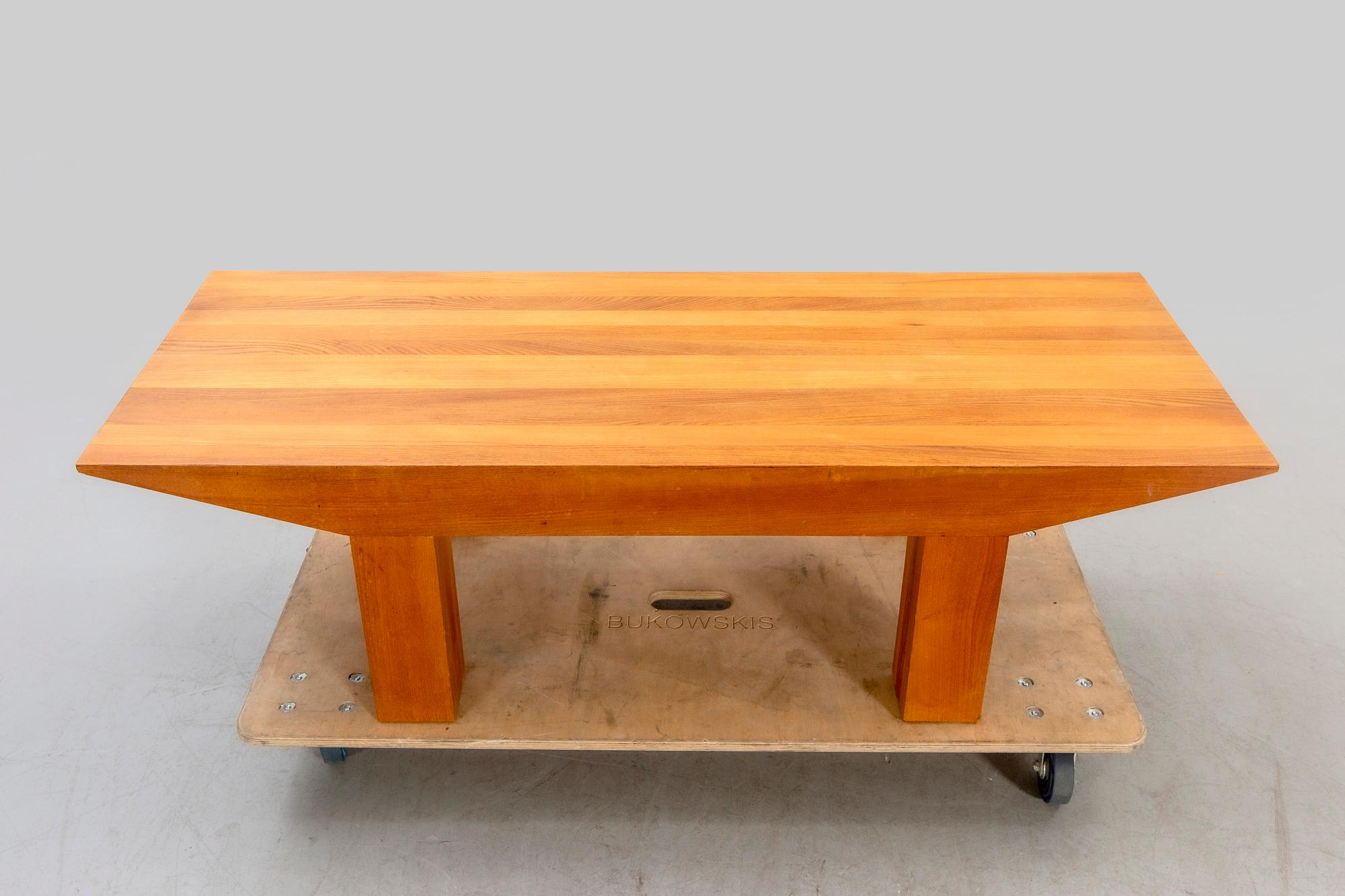 An oak Pagoda coffee table by L.E Gant, Malmö.