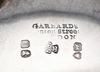 SALTKAR, 1 par, silver, Robert Garrard, Garrards, Panton Street, London, 1826. Vikt ca 351 gram.