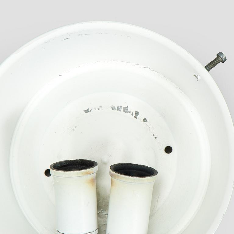Arne Jacobsen, a pair of 1960's 'AJ-Eklipta' ceiling/wall lamps, for Louis Poulsen/licensed manufacturer Orno, Stockmann.