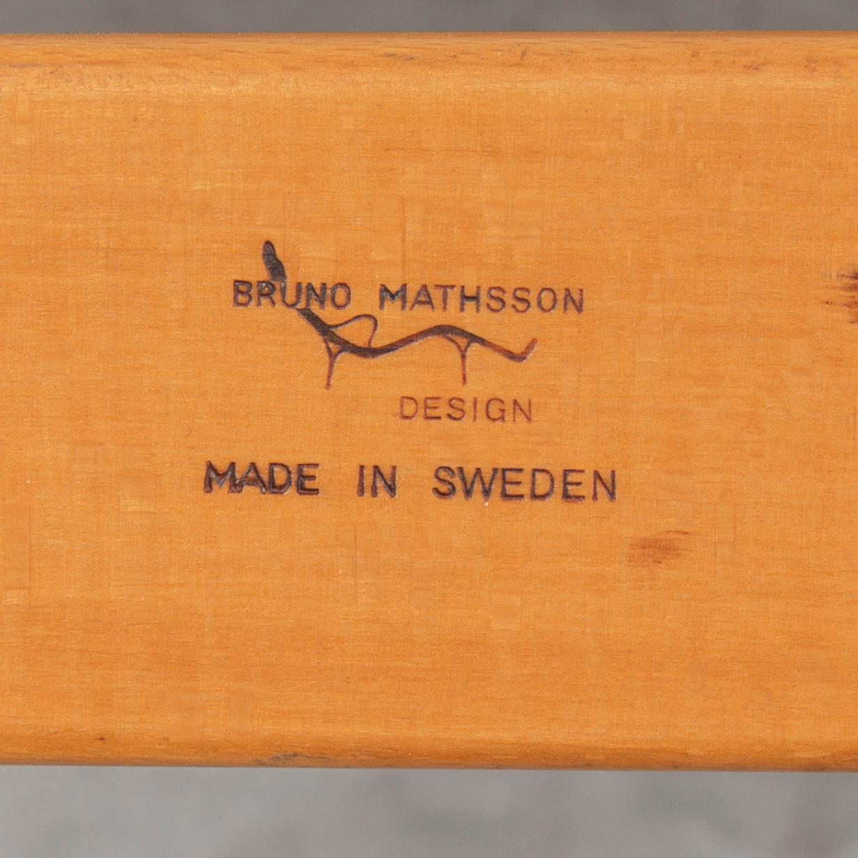 Bruno Mathsson, a 'Pernilla' easy chair from Bruno Mathsson International.