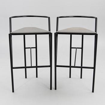 JOUKO JÄRVISALO, A set of two 'Soda' bar chairs by Inno Interior. 1988.