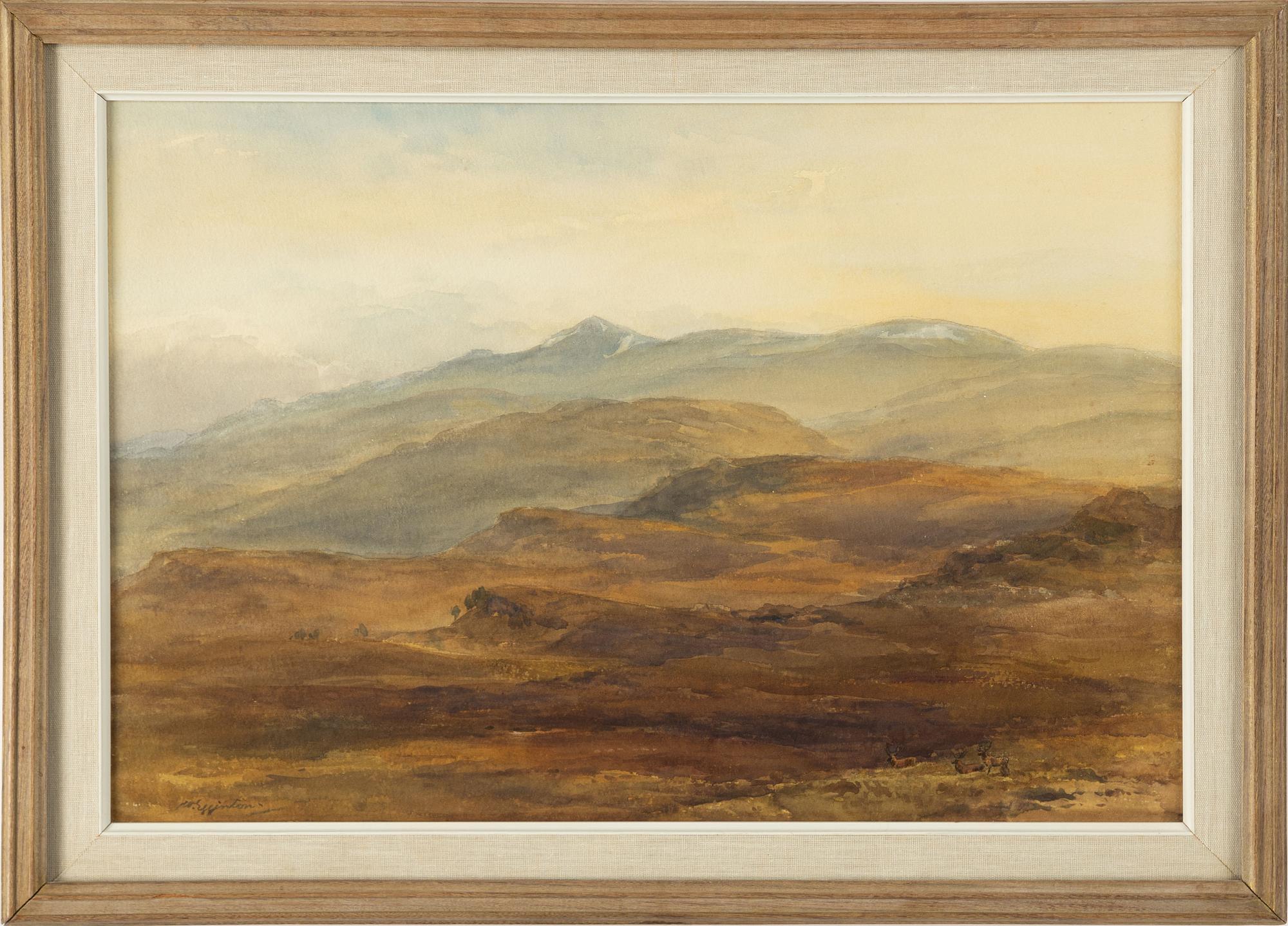 Frank Egginton, watercolour, signed.