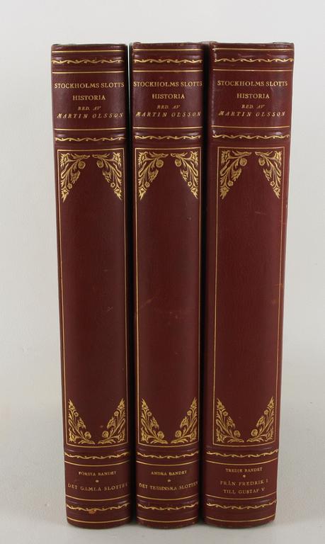 BÖCKER, "Stockholms slotts historia", 3 vol.
