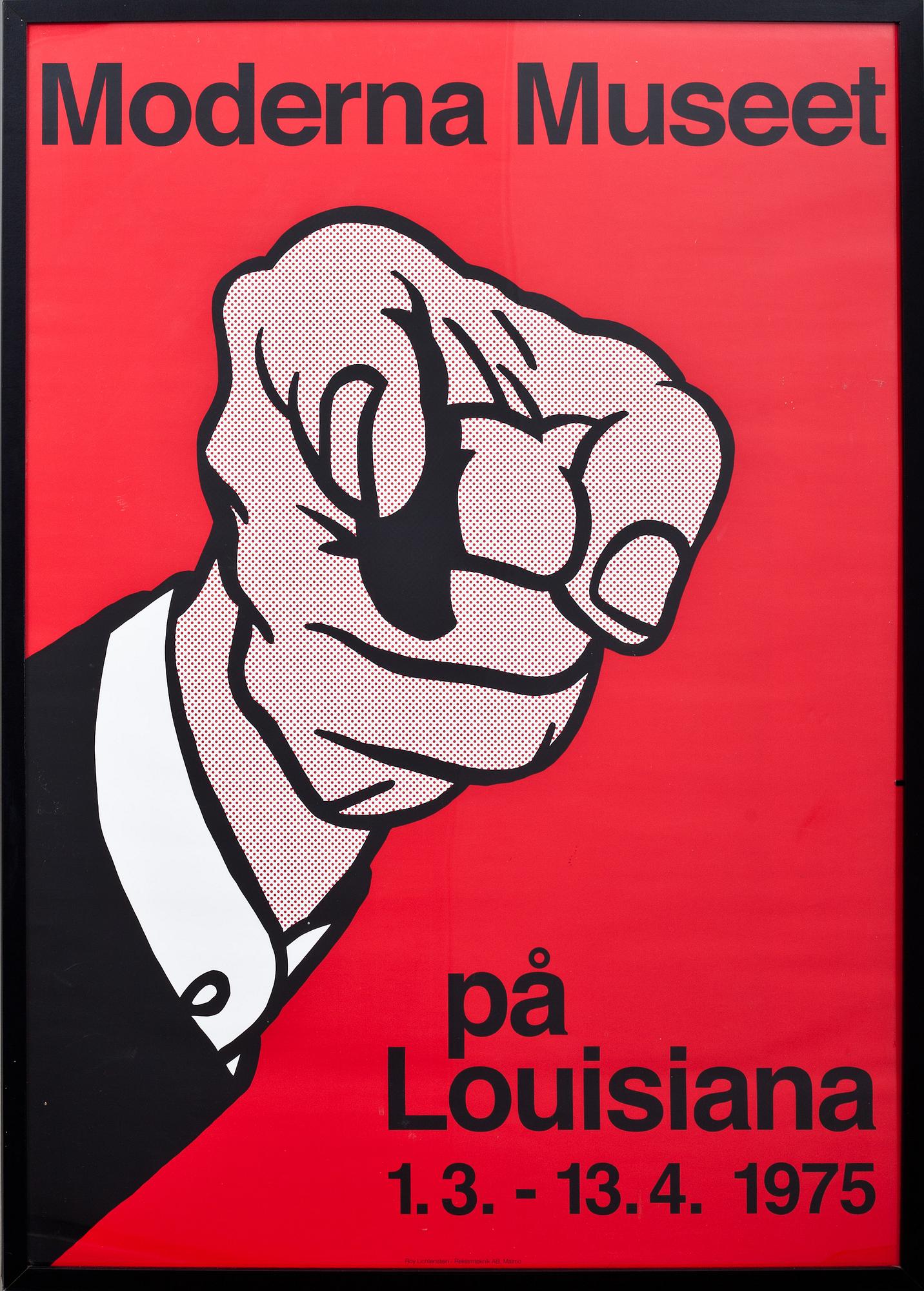 ROY LICHTENSTEIN, efter, affisch.