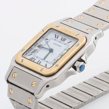 CARTIER Santos, armbandsur, c:a 28 mm c:a 1987.