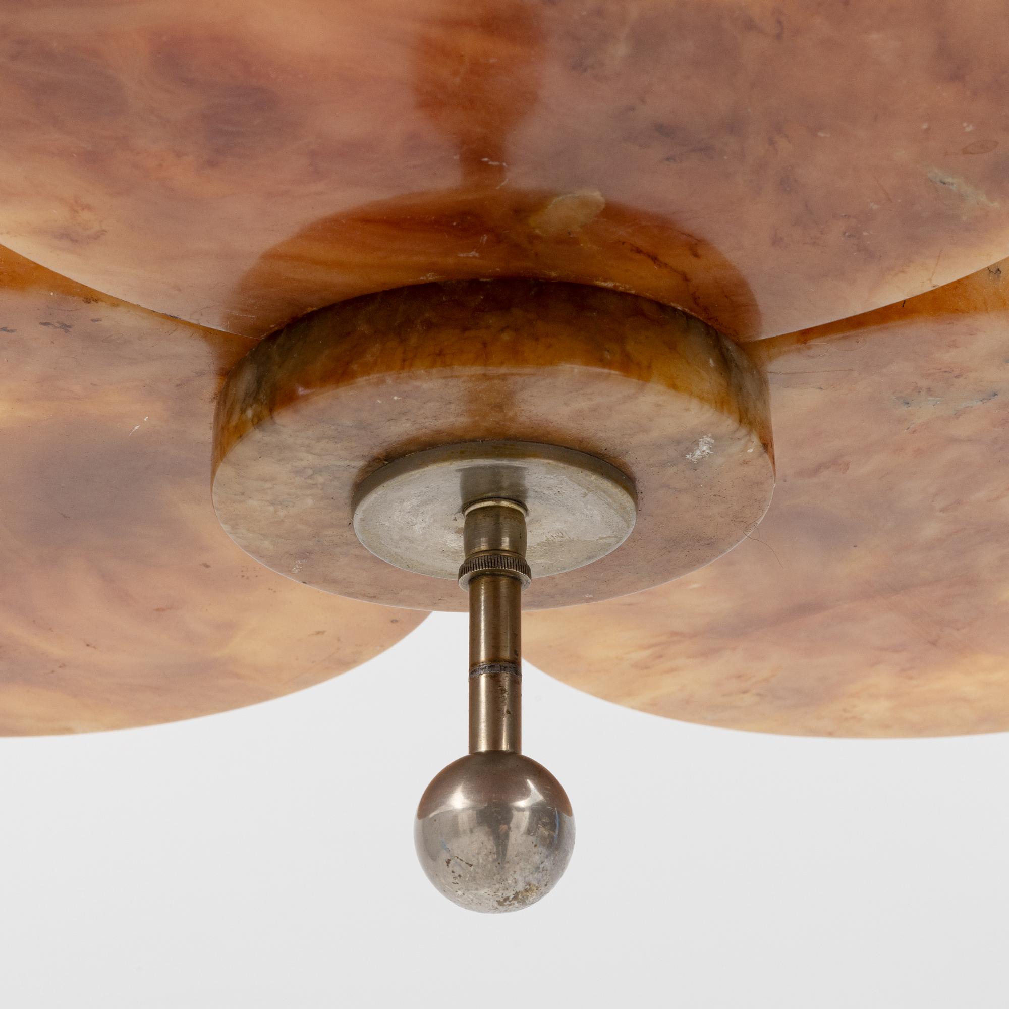 A ceiling light, 1920's/30's.