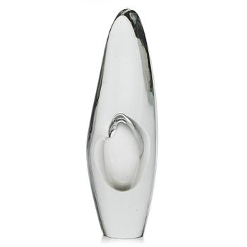 Timo Sarpaneva, glass sculpture 'Orchid', signed Timo Sarpaneva Iittala -54.