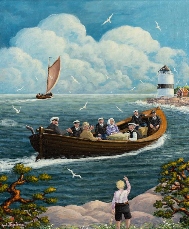 Bert Håge Häverö, Avfärd.