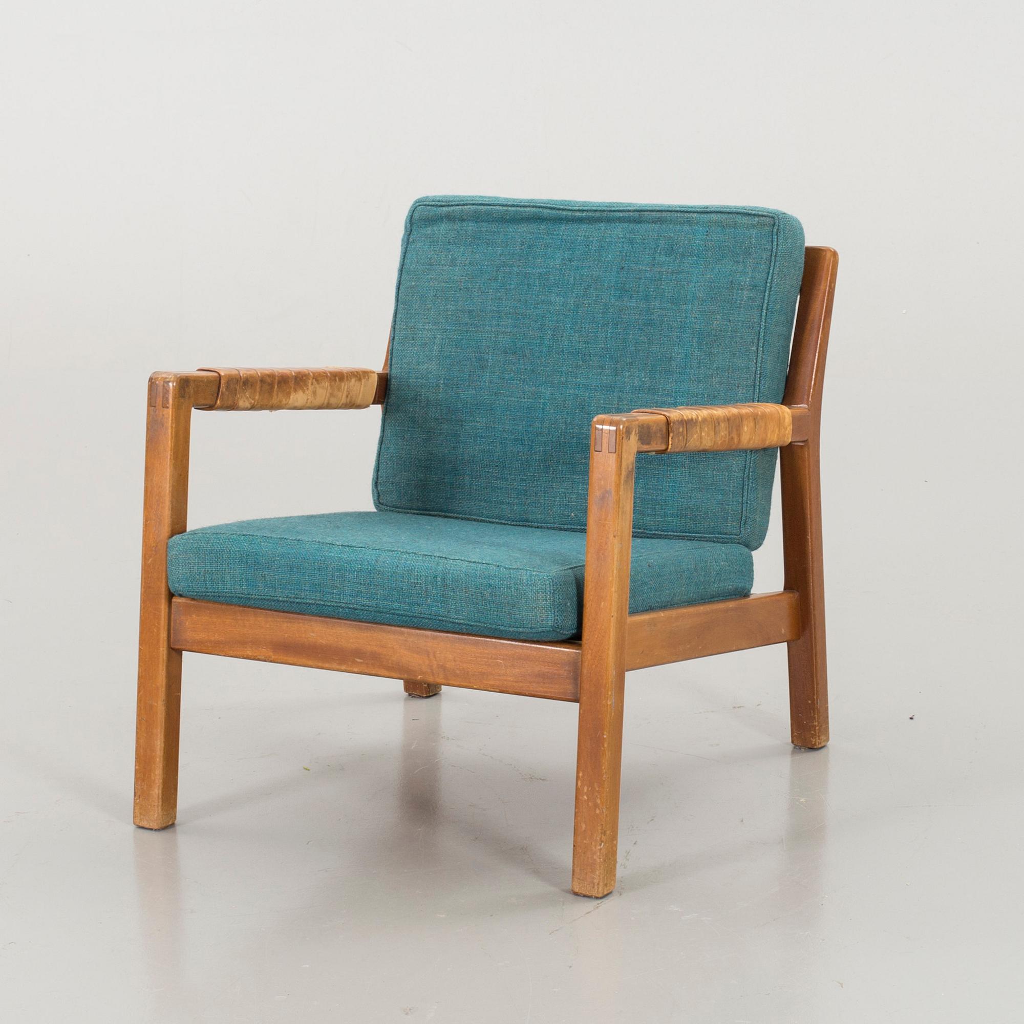 CARL GUSTAF HIORT AF ORNÄS, fåtölj, "Rialto", Puunveisto Oy - Träsnideri Ab, 1900-talets mitt.